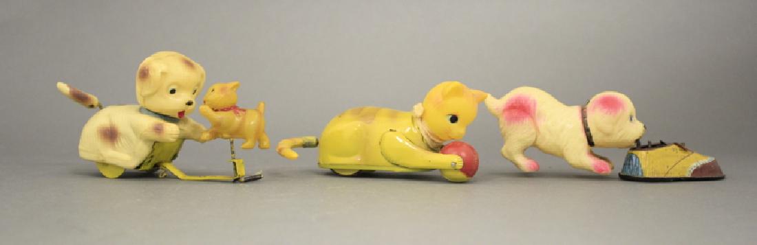 Lot: Three Animal Windup Toys (1 of 2)