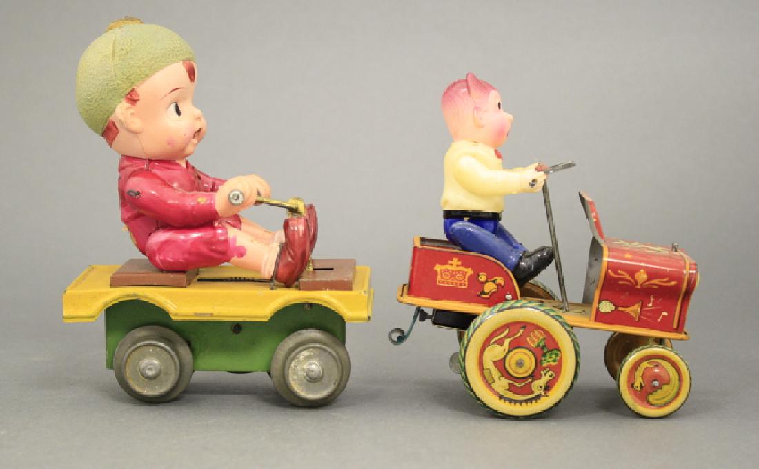 Lot: Two Vehicle Driven Windup Toys (1 of 2)