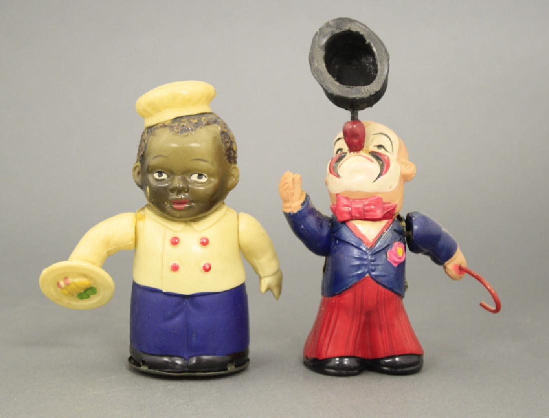 Lot: Chef and Clown Windup Toys (1 of 2)