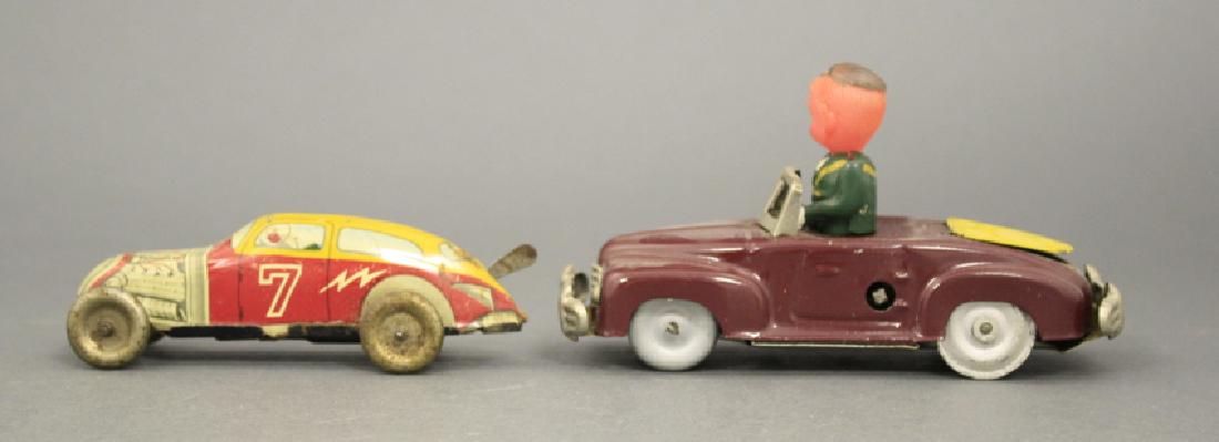Lot: Two Tin Windup Cars (1 of 2)