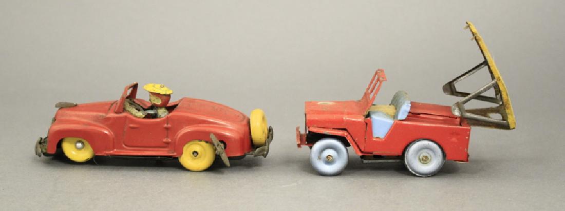 Lot: Two Tin Windup Vehicles (1 of 2)