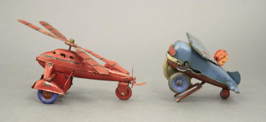 Lot: Two Tin Aerial Vehicles (1 of 2)