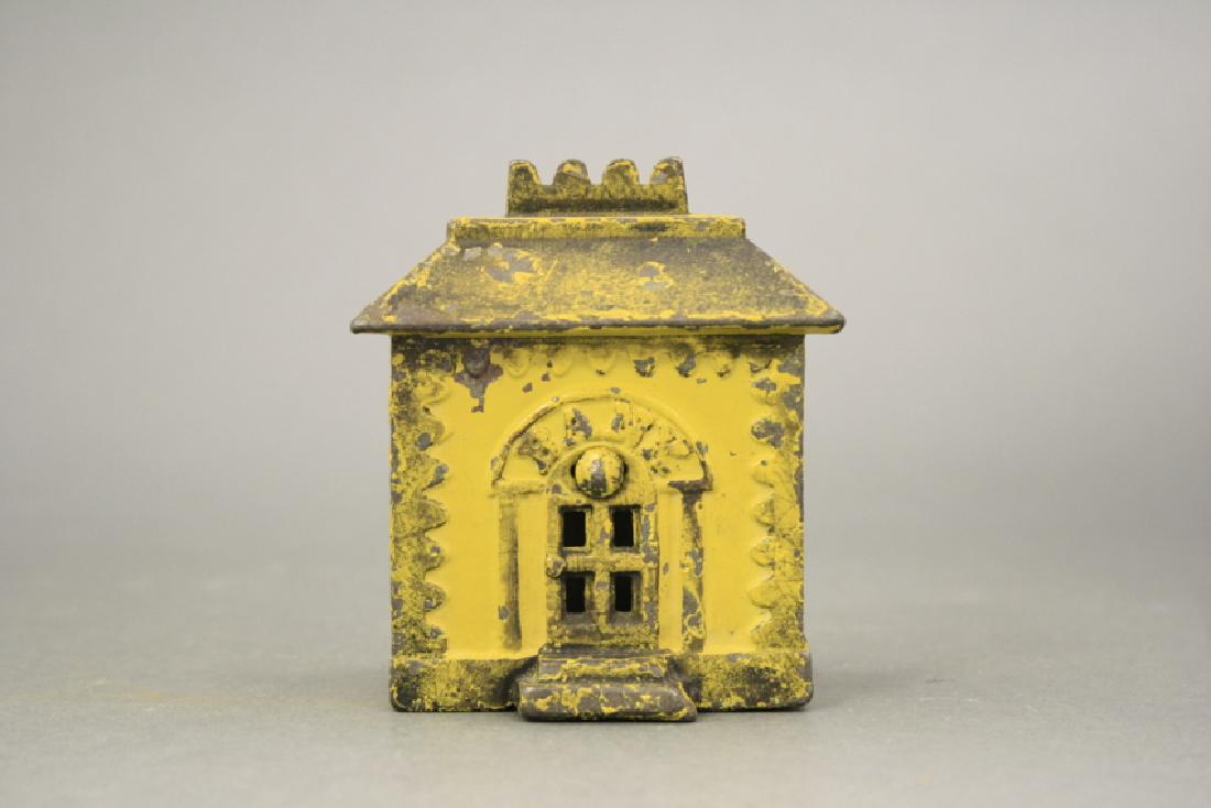 Crown, Medium Cast Iron Still Bank (1 of 2)