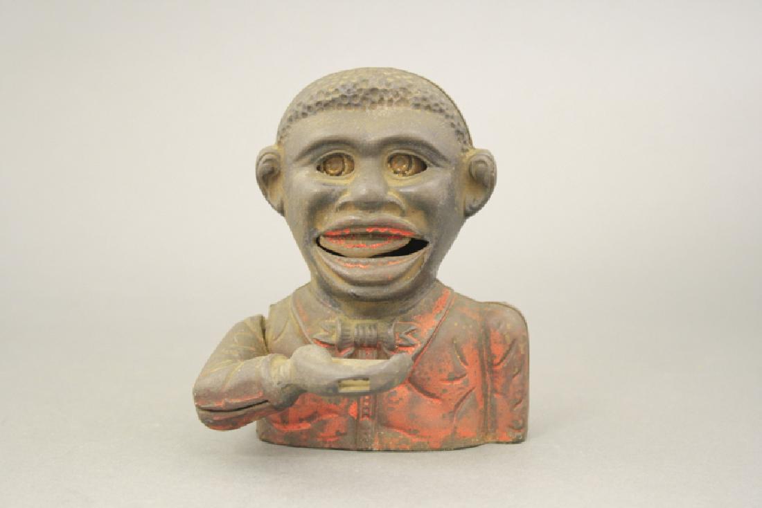 Little Joe Bank: John Harper Ltd. Made of Cast Iron. In Fair Condition.