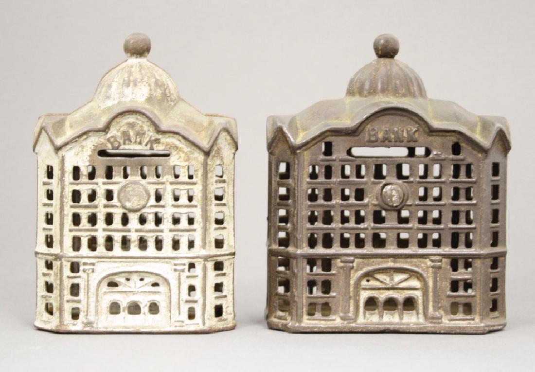 Two Cast Iron Dome Still Banks (1 of 2)