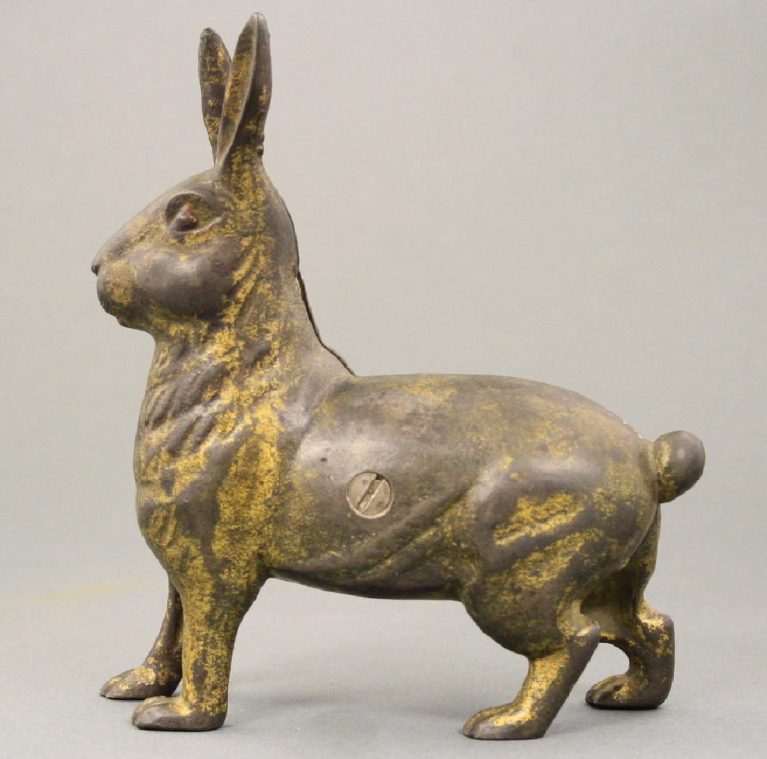 Standing Rabbit: A. C. Williams circa 1910's. Made of Cast Iron. Fair Condition.