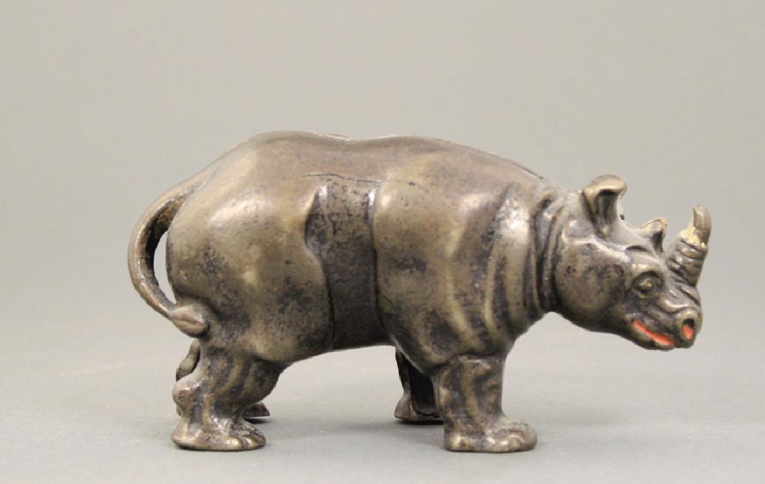 Rhino: Arcade Mfg. Co. circa 1920's. Made of Cast Iron. Good Condition.