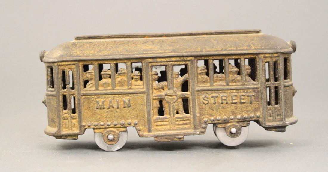 Main Street Trolley with Passengers (1 of 2)