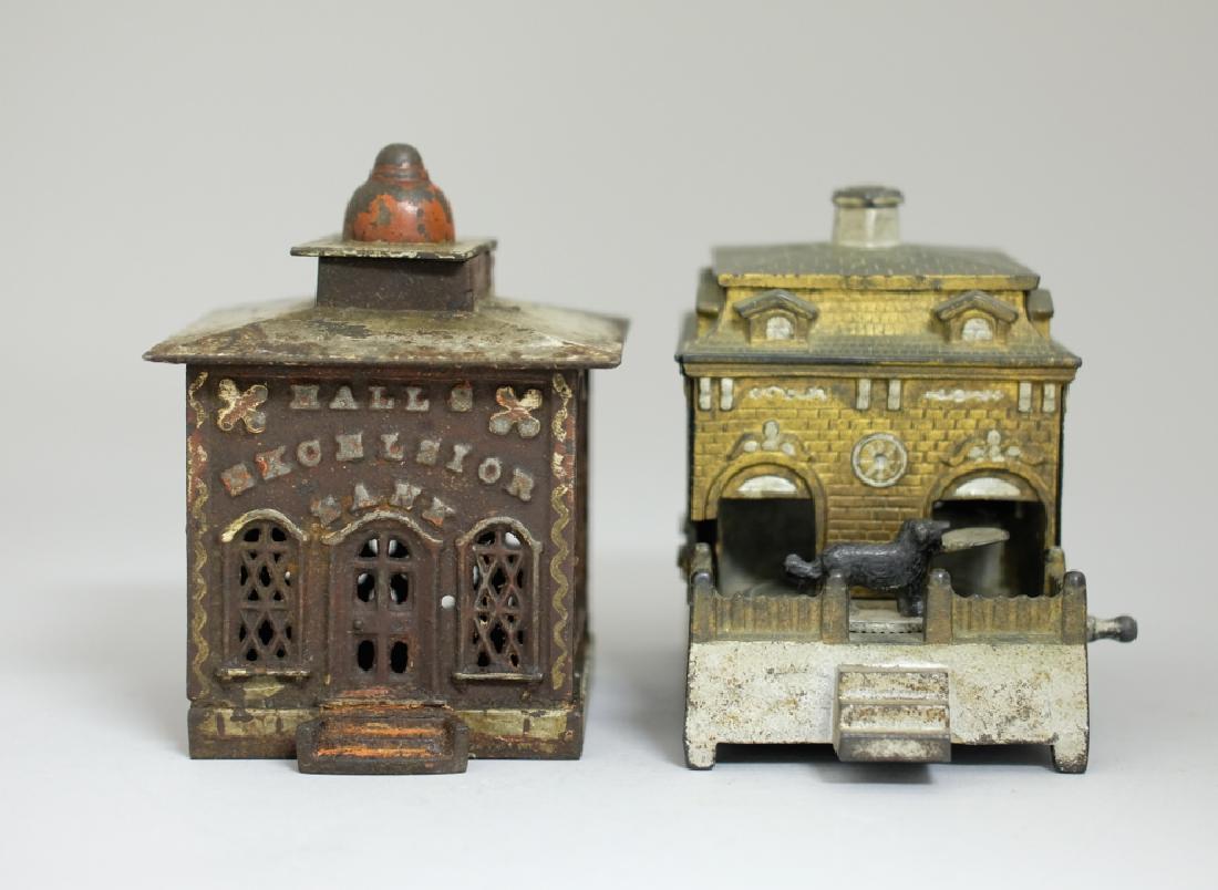 Hall's Excelsior/ Dog on Turntable Mechanical Bank (1 of 2)