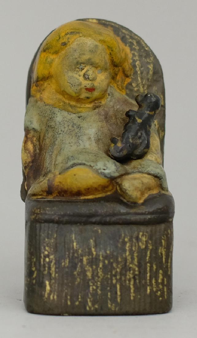 Salafian Girl in Victorian Chair Mechanical Bank (1 of 2)