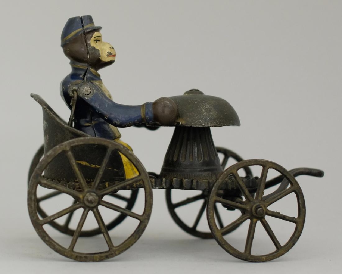 Monkey in Chariot Bell Toy (1 of 2)