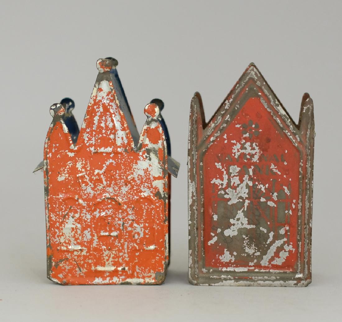 Two American Tin Still Banks (1 of 2)