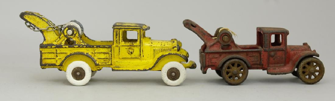 Two Tow Truck Cast Iron Toys (1 of 2)