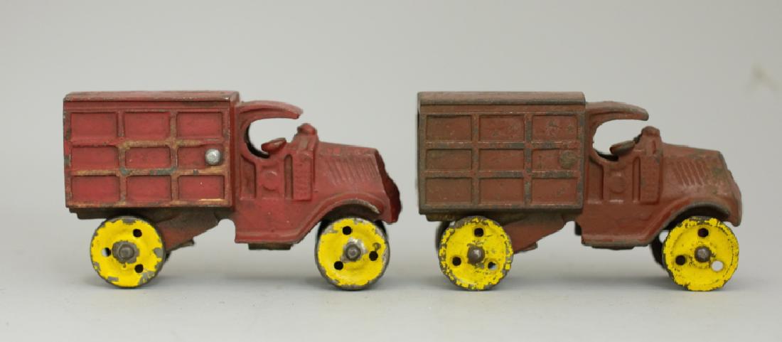 Two Delivery Truck Cast Iron Toys (1 of 2)
