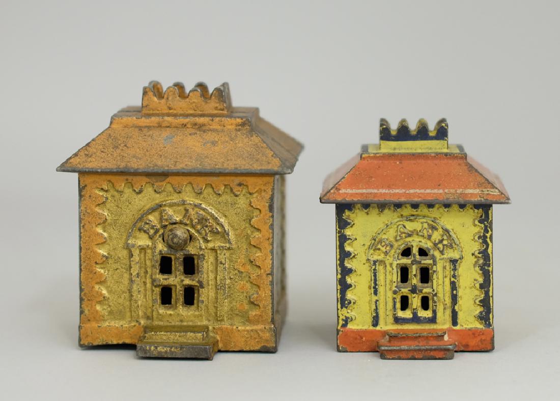 Small and Medium Crown Iron Still Banks (1 of 2)