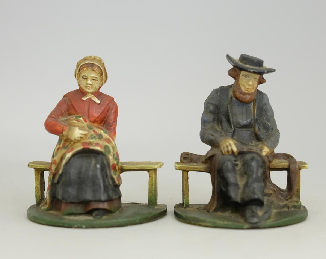 Amish Cast Iron Book Ends (1 of 2)