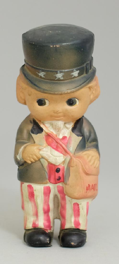 Celluloid Uncle Sam Delivering Mail (1 of 2)