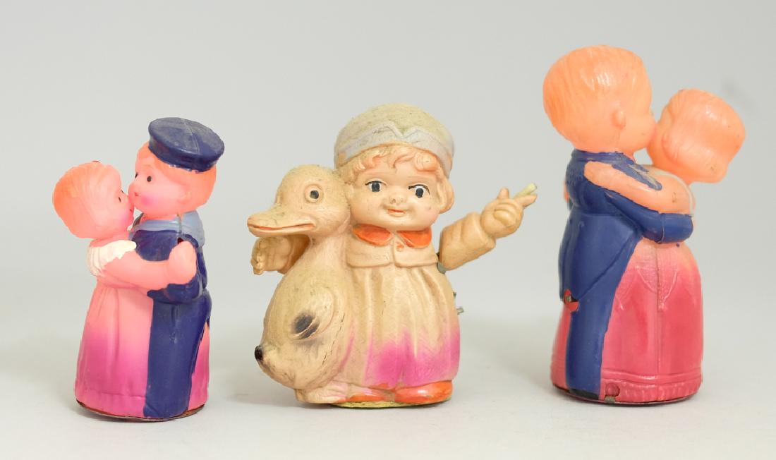 Celluloid Windup Dancers and Boy and His Duck (1 of 2)