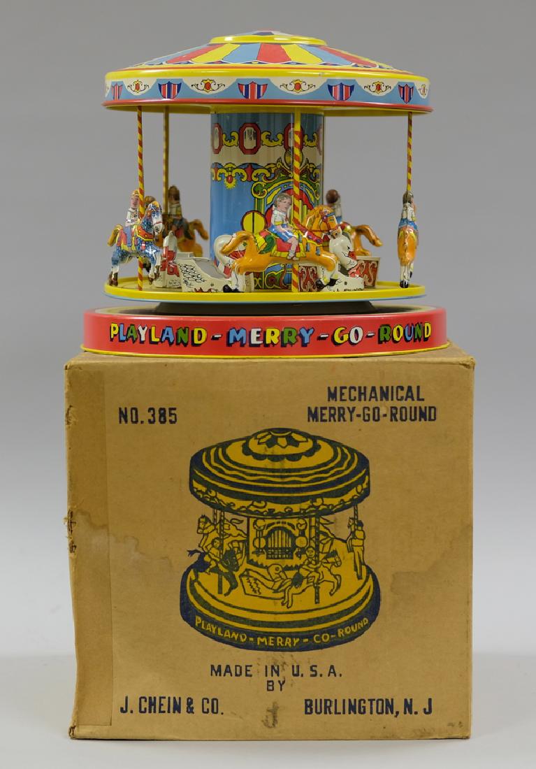 Chein Playland Merry Go Round Windup Toy (1 of 2)
