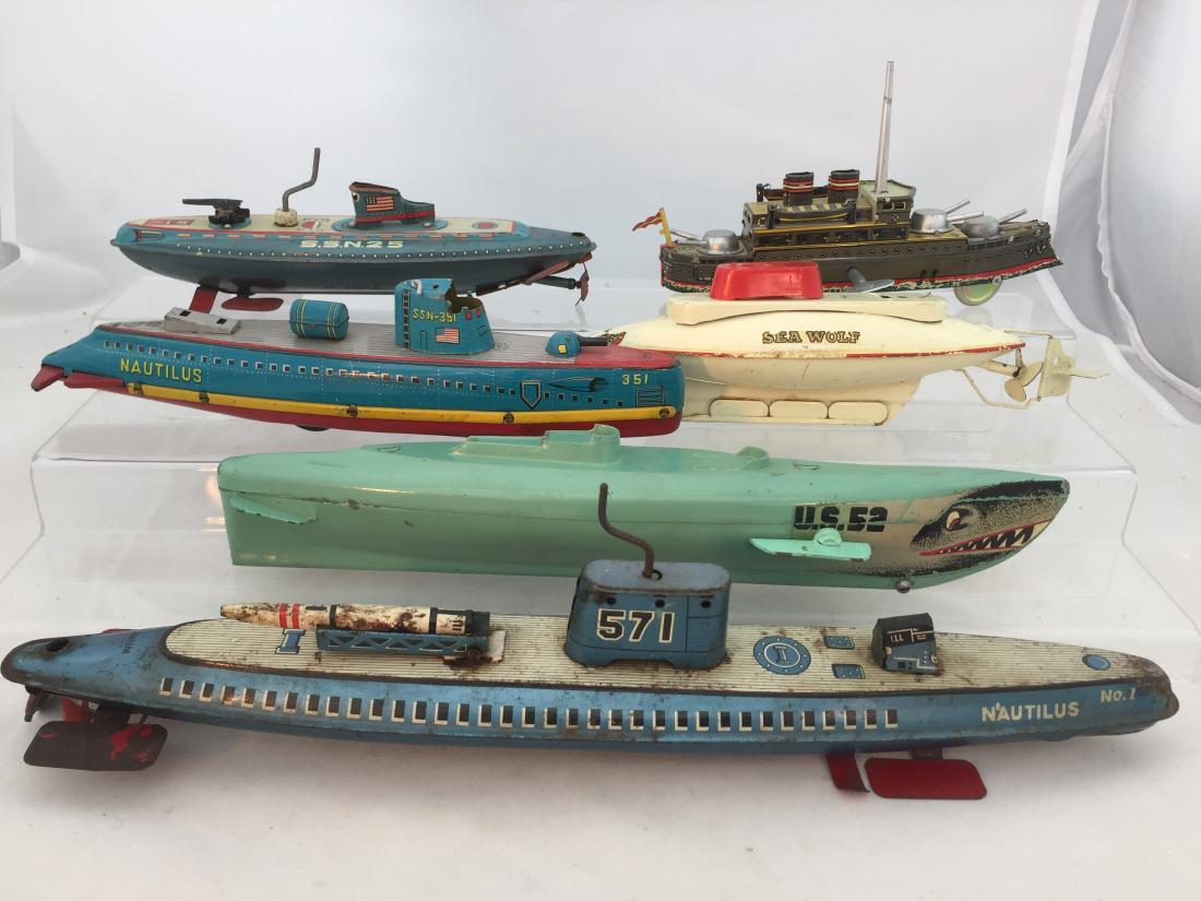 Assorted Naval Flotilla- Submarines and Battleship (1 of 1)