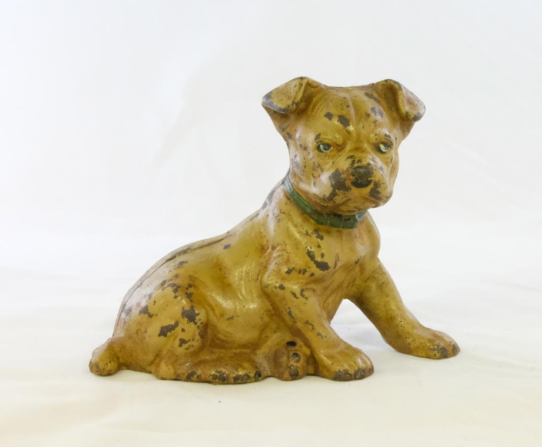 Boston Bull Terrier Seated Bank (1 of 2)