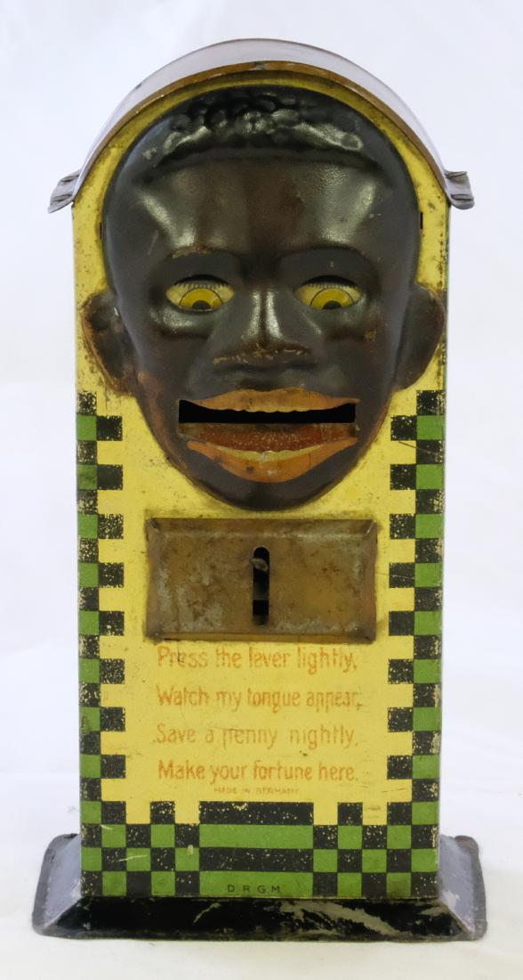 Minstrel Bank with Verse Mechanical Bank (1 of 4)