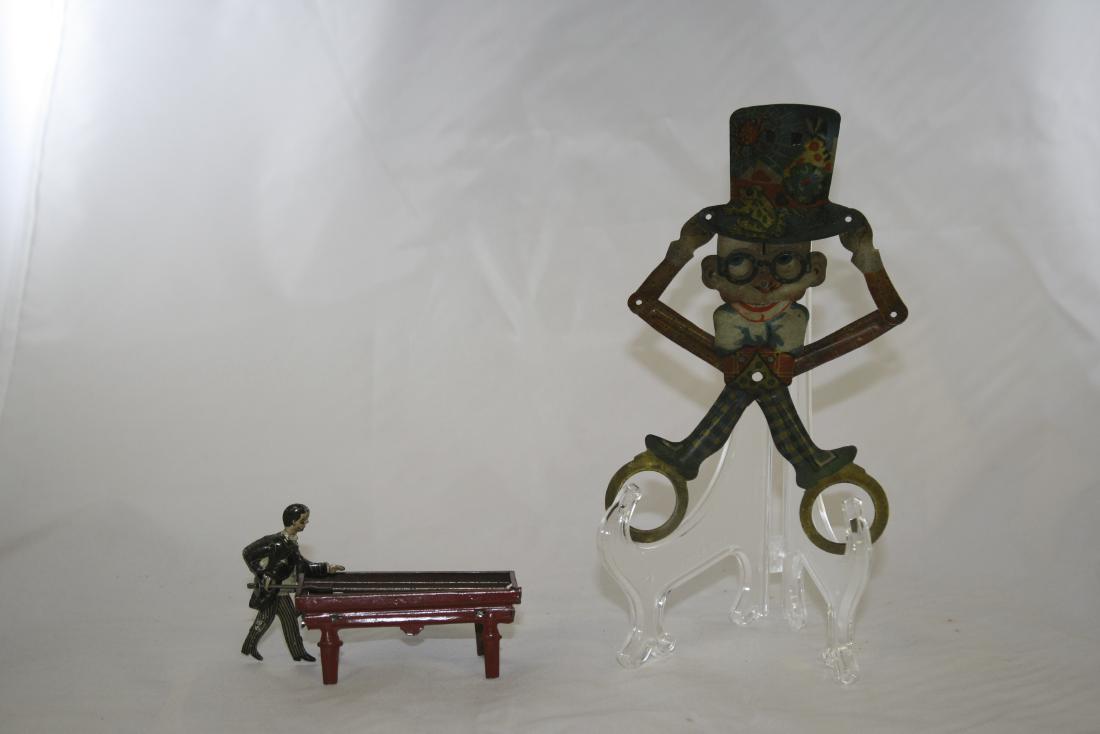 Pool Player and Scissor Toy (1 of 2)