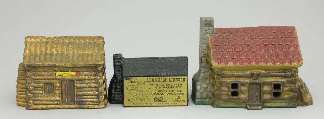 Three Log Cabin Banks (1 of 2)