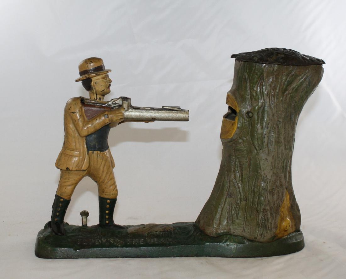 Teddy and the Bear Mechanical Bank (1 of 2)