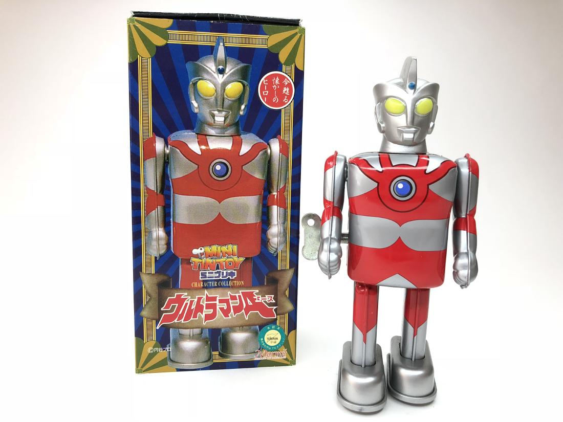 Vintage Marmit Mini Tin Toy Space Robot (1 of 2)