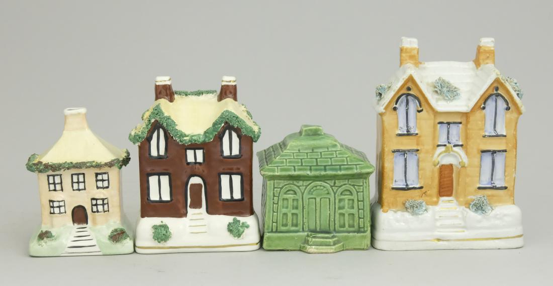 Four Ceramic Building Banks (1 of 1)