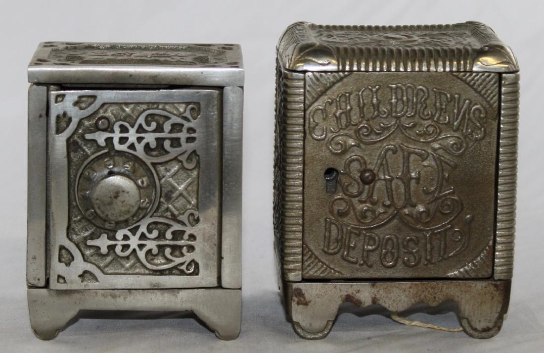 Two Cast Iron Safe Banks (1 of 4)