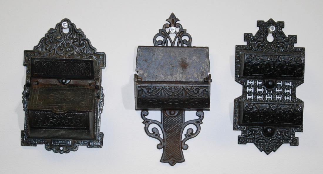 Three Cast Iron Match Safes (1 of 1)