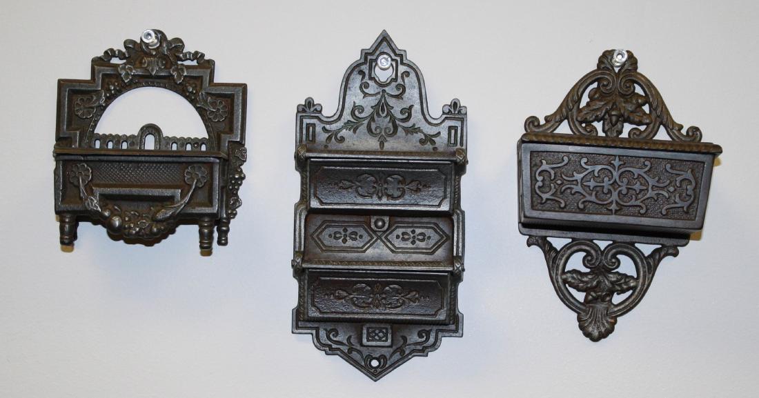 Three Cast Iron Match Safes (1 of 1)