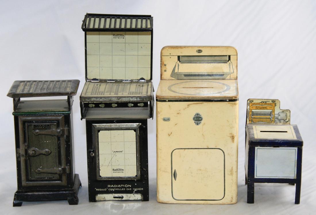 Four Appliance Themed Still Banks (1 of 4)