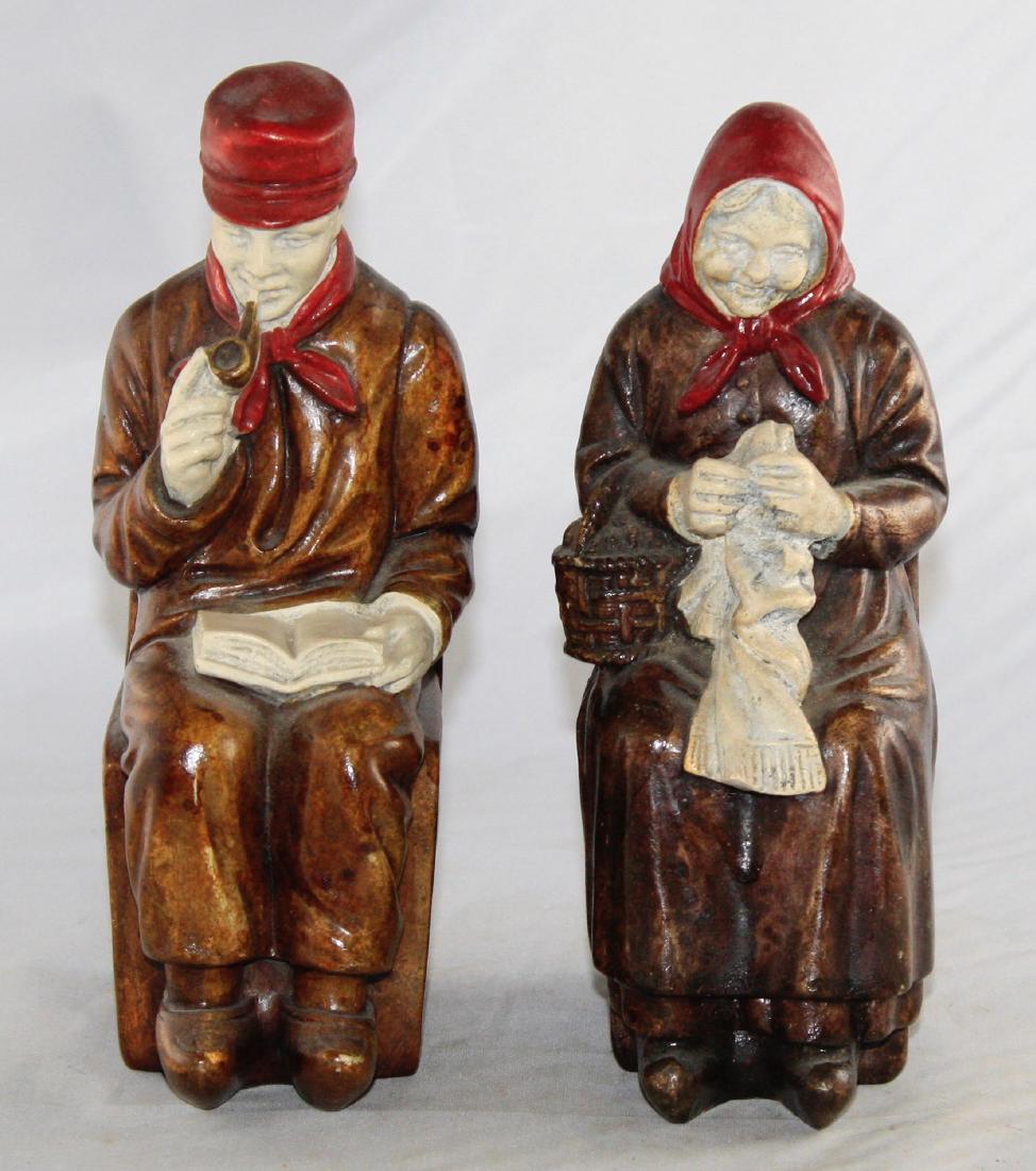 Two Ceramic Seated Figure Banks (1 of 4)