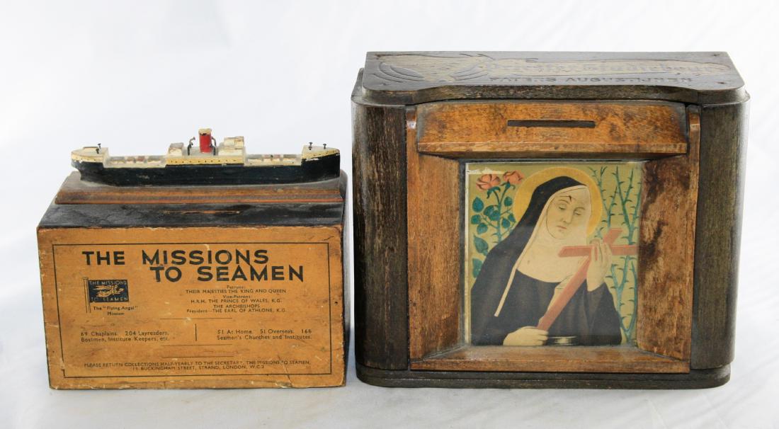 Two Wooden Alms Boxes (1 of 2)