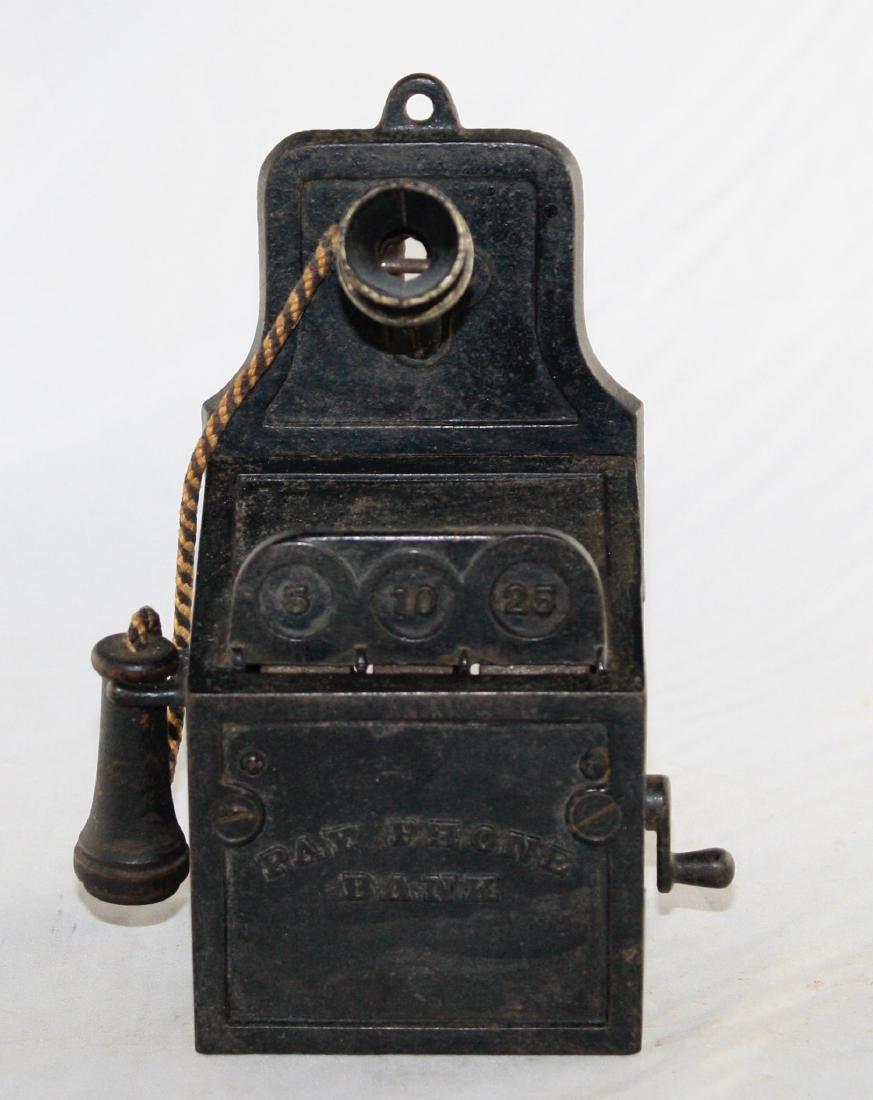 Pay Phone Cast Iron Bank (1 of 4)