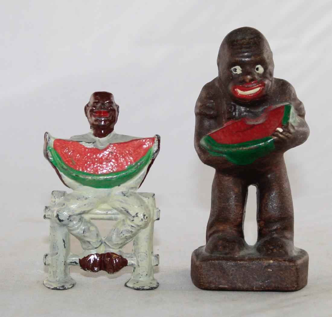 Manoil Happy Farm Figure & Black Figure (1 of 2)