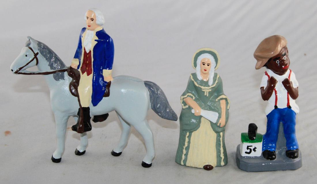 Three Reynolds Cast Aluminum Figures (1 of 2)