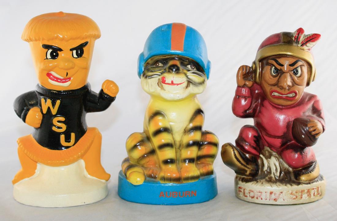 Three Quinco Mascot Still Banks (1 of 2)