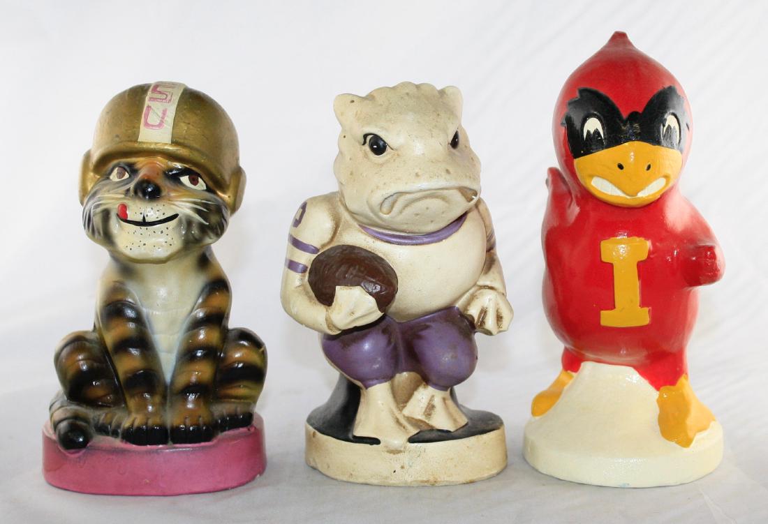 Three Quinco Mascot Still Banks (1 of 2)