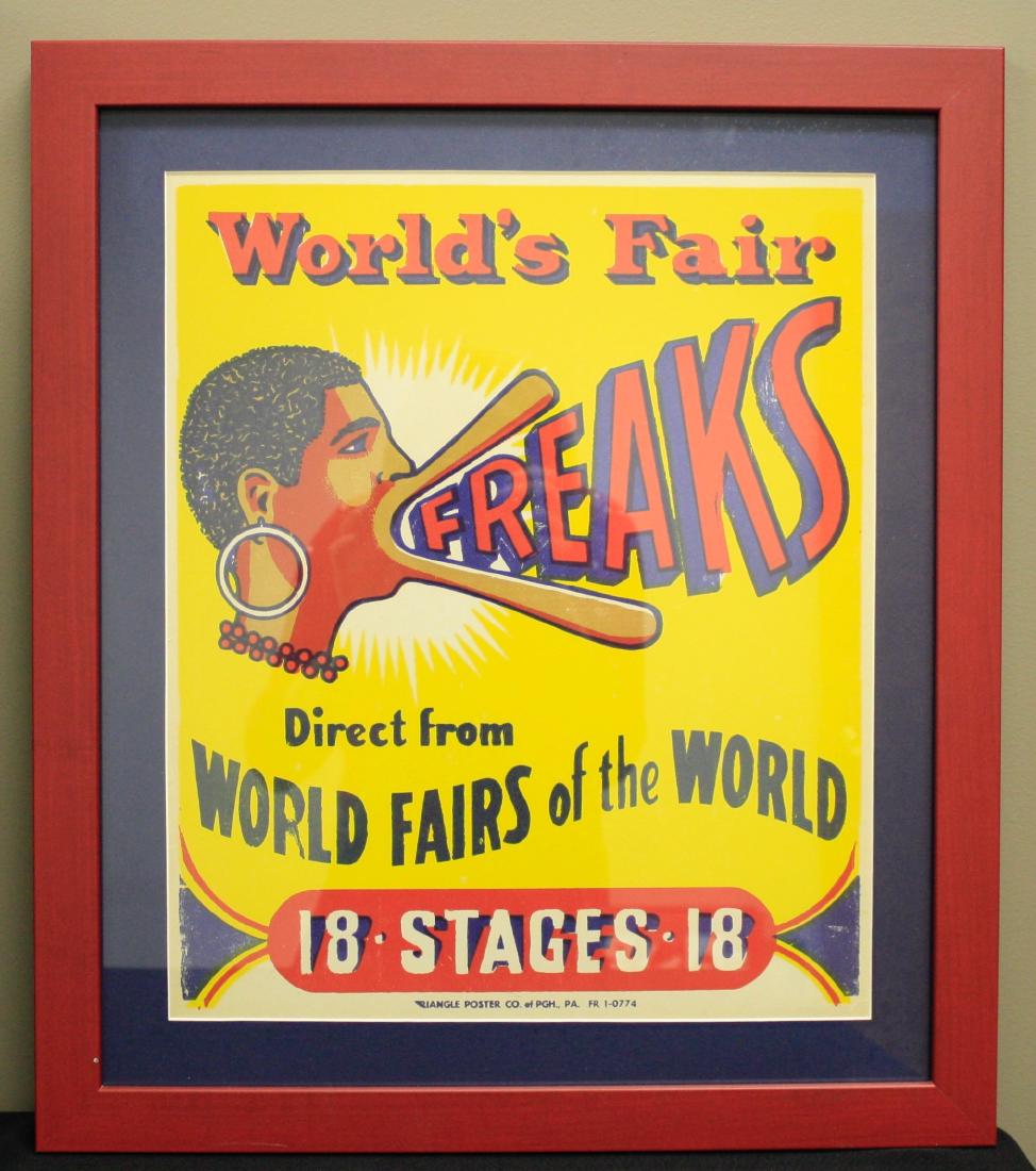 World's Fair Freaks Poster (1 of 1)