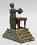 Cast Iron Magician Mechanical Bank - 2