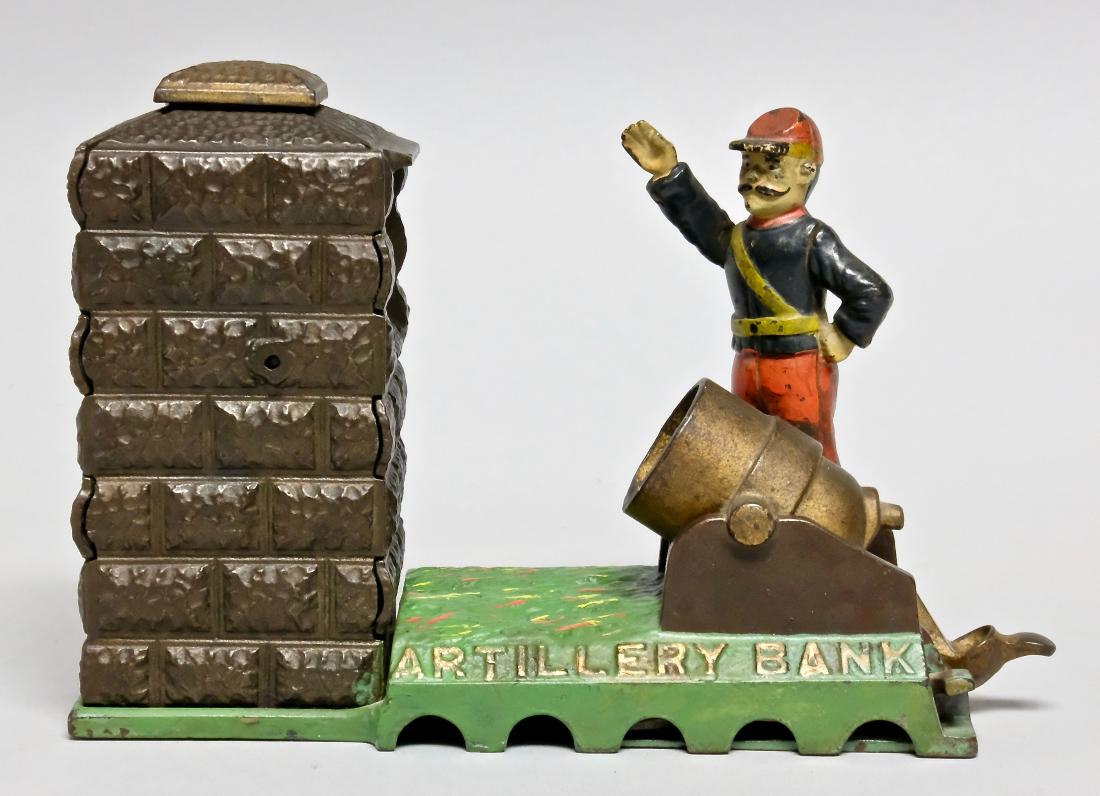 Cast Iron Artillery Mechanical Bank (1 of 3)