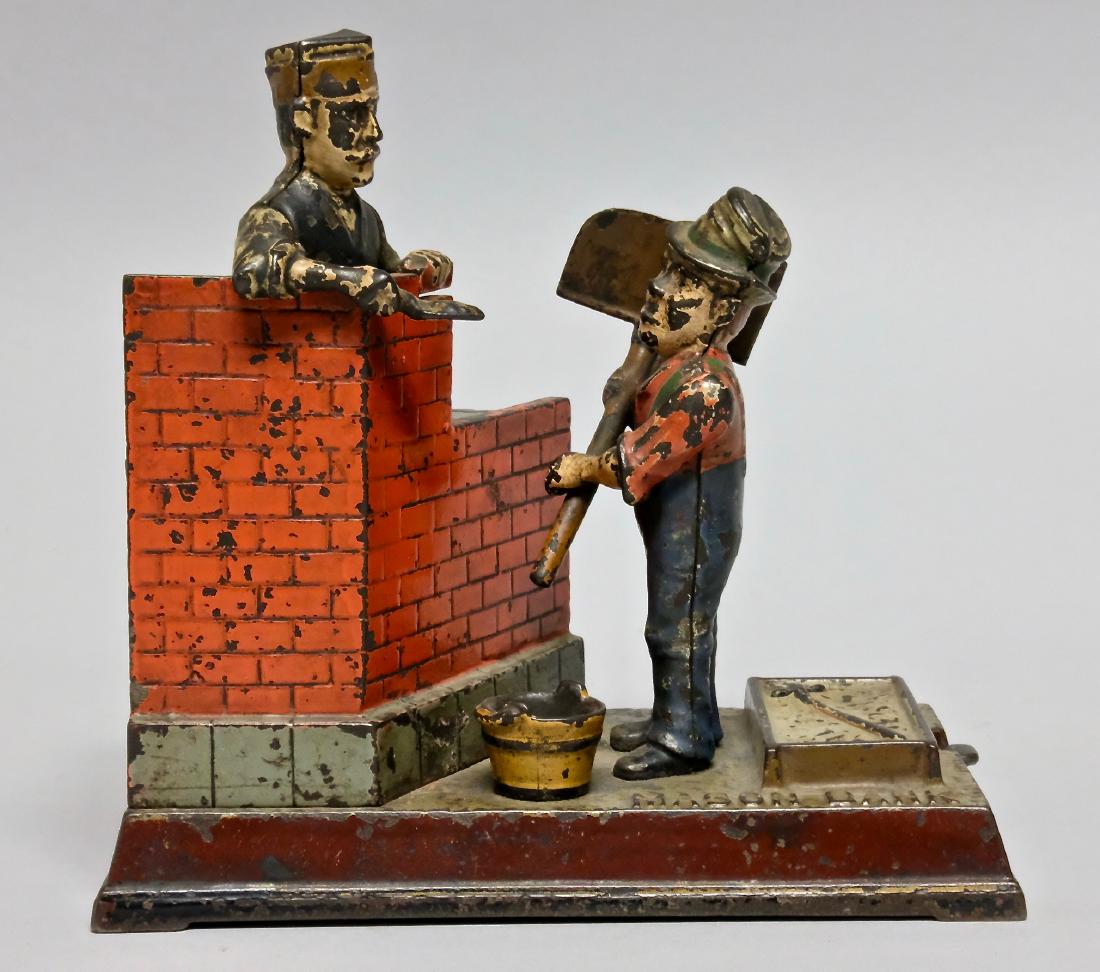 Cast Iron Mason Mechanical Bank (1 of 3)