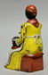 Cast Iron Yellow Mammy and Child Mechanical Bank - 3
