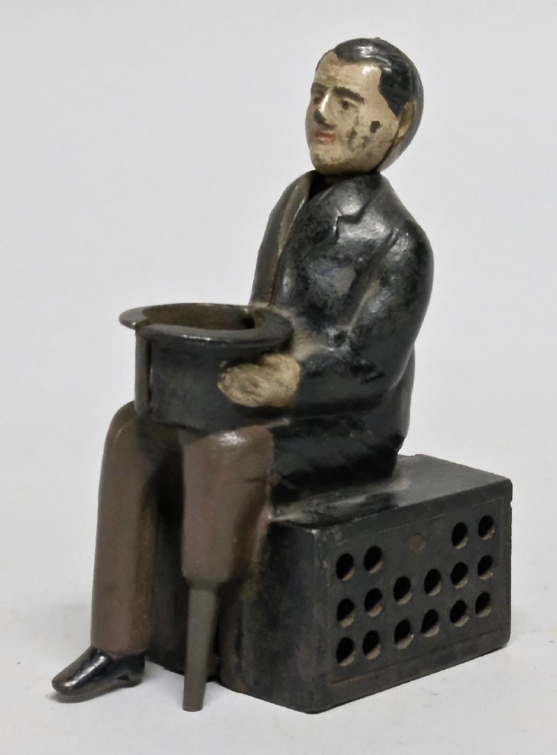 Cast Iron Salafian Peg Leg Beggar Bank (1 of 3)