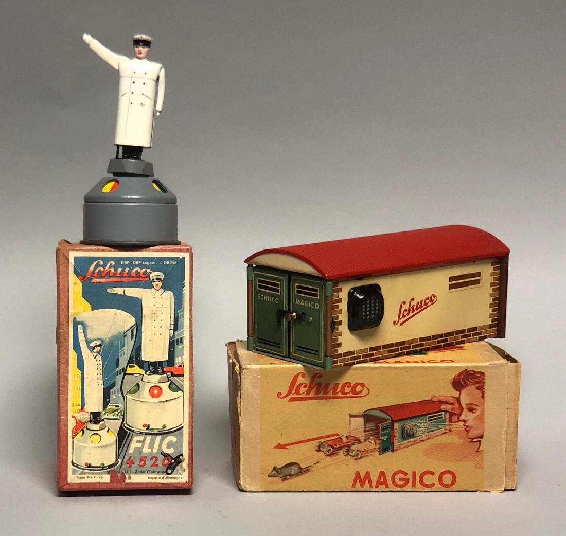 Schuco Magico 500 & Flic 4520 German Policeman (1 of 2)