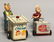 Two Bicycle Ice Cream Vendor Tin Toys - 3